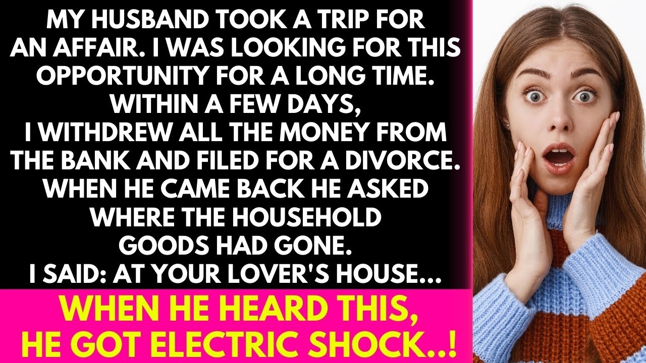 My husband left for an affair, so I quickly emptied our bank account and started divorce proceedings