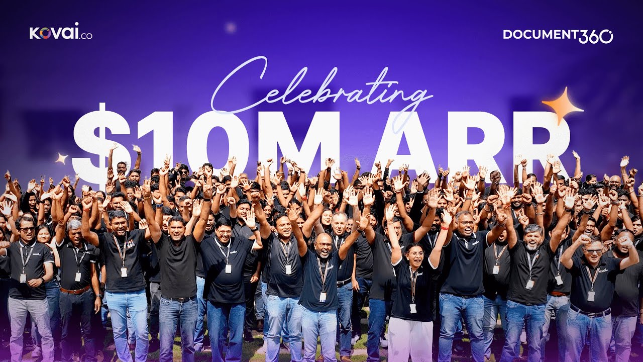A BIG Milestone moment, shared by our Founder & CEO, Saravana Kumar!
