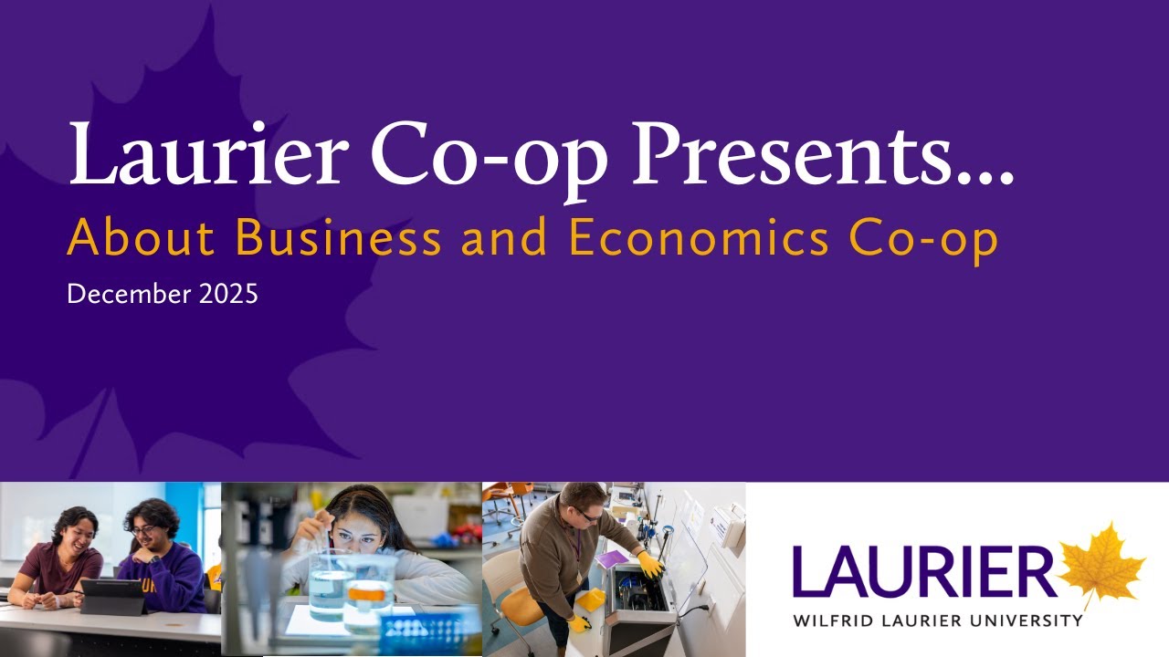 About Business and Economics Co-op at Laurier