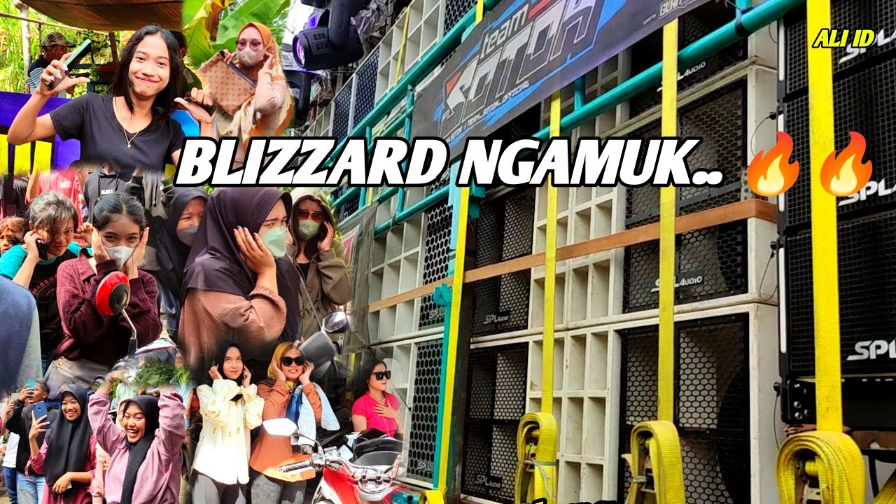 BLIZZARD Ngamuk..Yang dilewati auto menepi 🔥 SPL ora sepele masee..