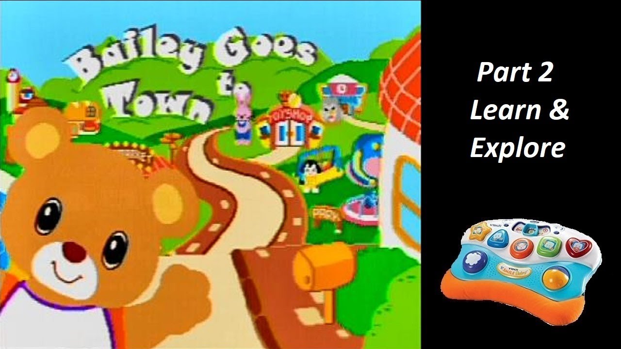 Bailey Goes to Town (V.Smile) (Playthrough) Part 2 - Learn & Explore