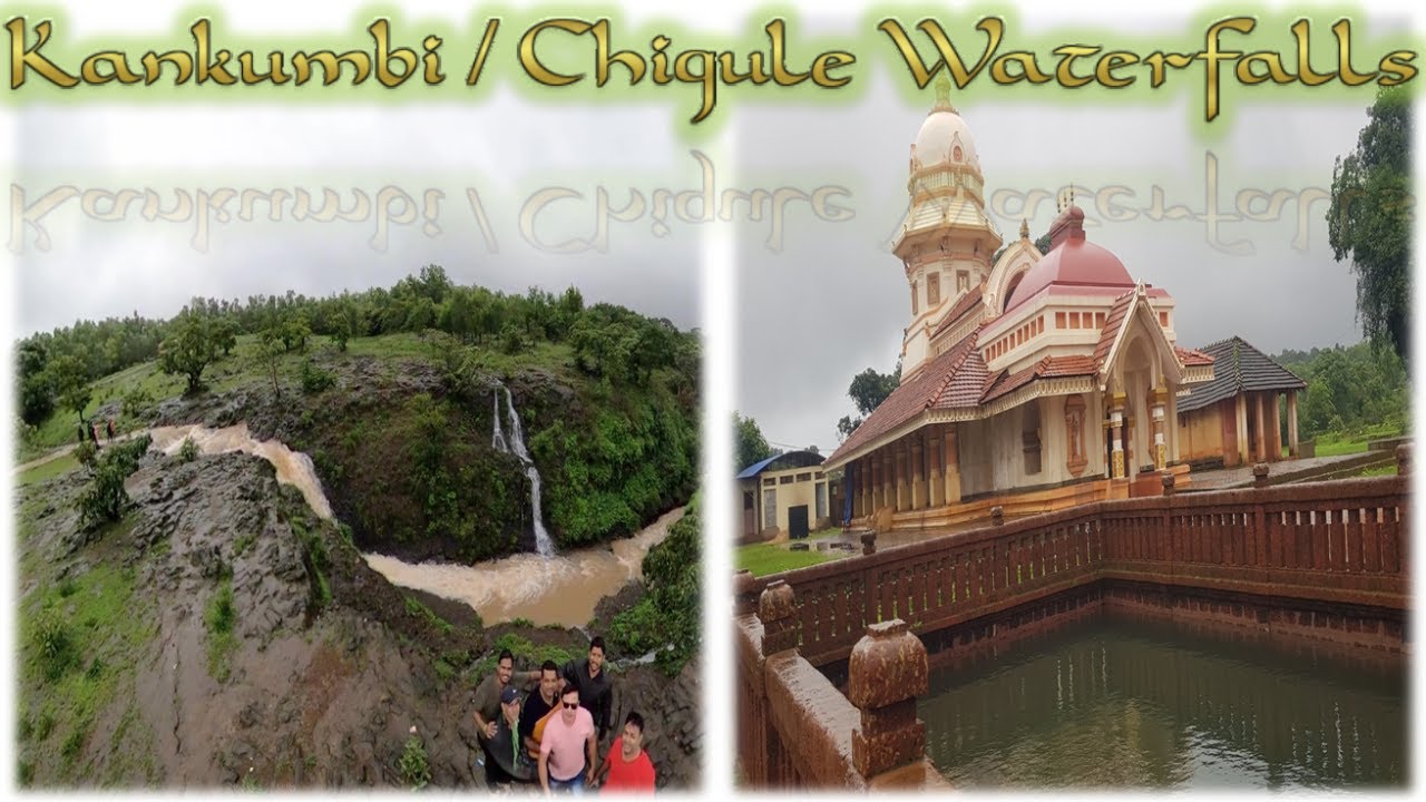 Kankumbi Chigule Water Waterfalls Kankumbi Temple 2022