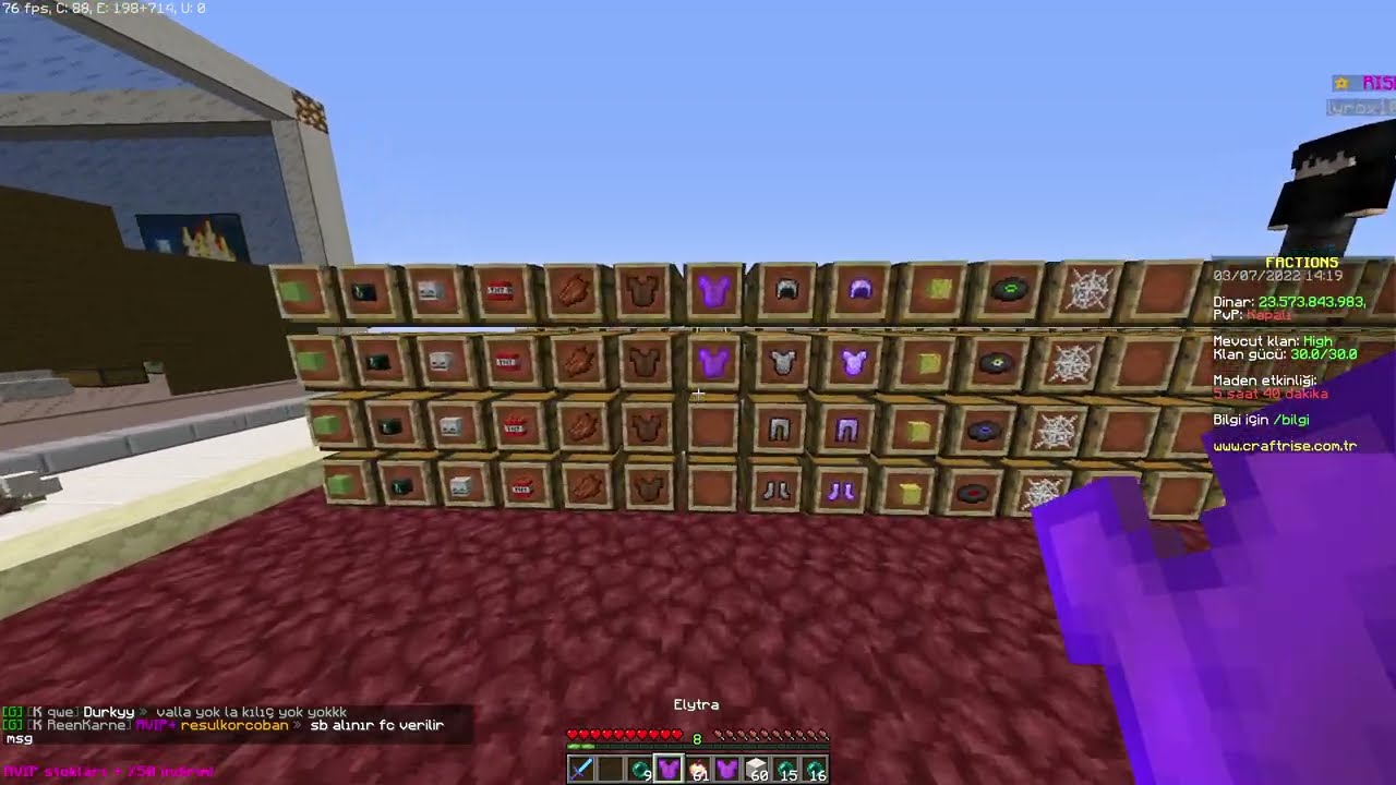 Edit Arsamı Tamamlıyorum!! - CraftRise Factions