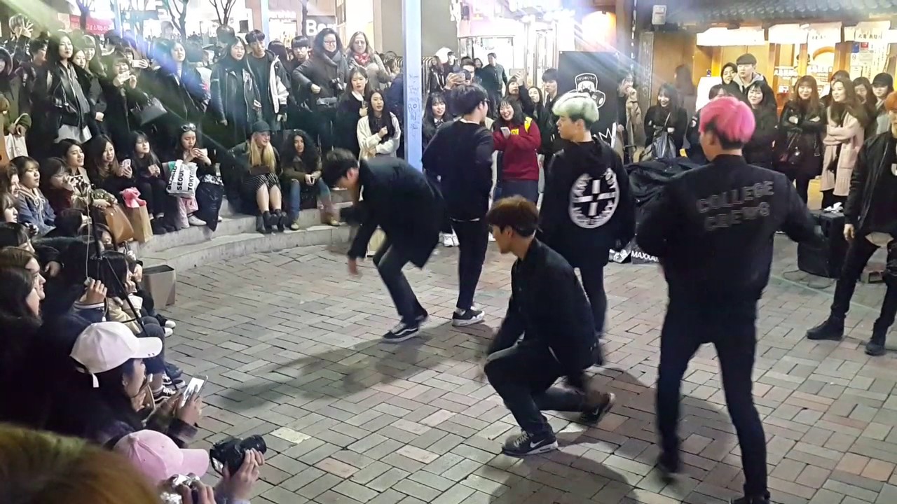 [댄스팀 맥스 Maxxam] 브아걸 ☆Abracadabra☆ 홍대댄스버스킹 20170321화 [Korean Hongdae Kpop Street Dance Busking]
