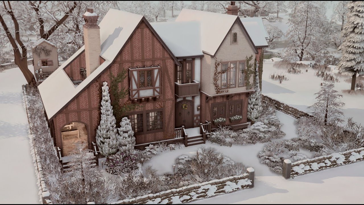Christmas Tudor / The Sims 4 / no cc / stop motion