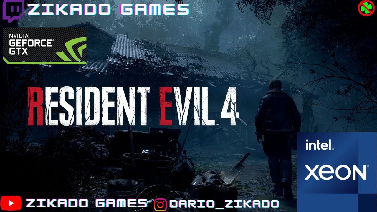 XEON X5675 GTX 1060 6GB RESIDENT EVIL 4 REMAKE 1080P