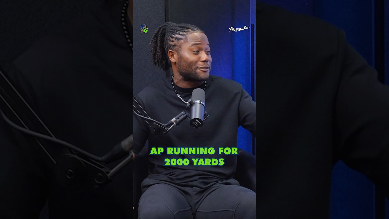 Adrian Peterson reveals how he was able to run for 2000 yards 💯 #adrianpeterson #vikings #getgot