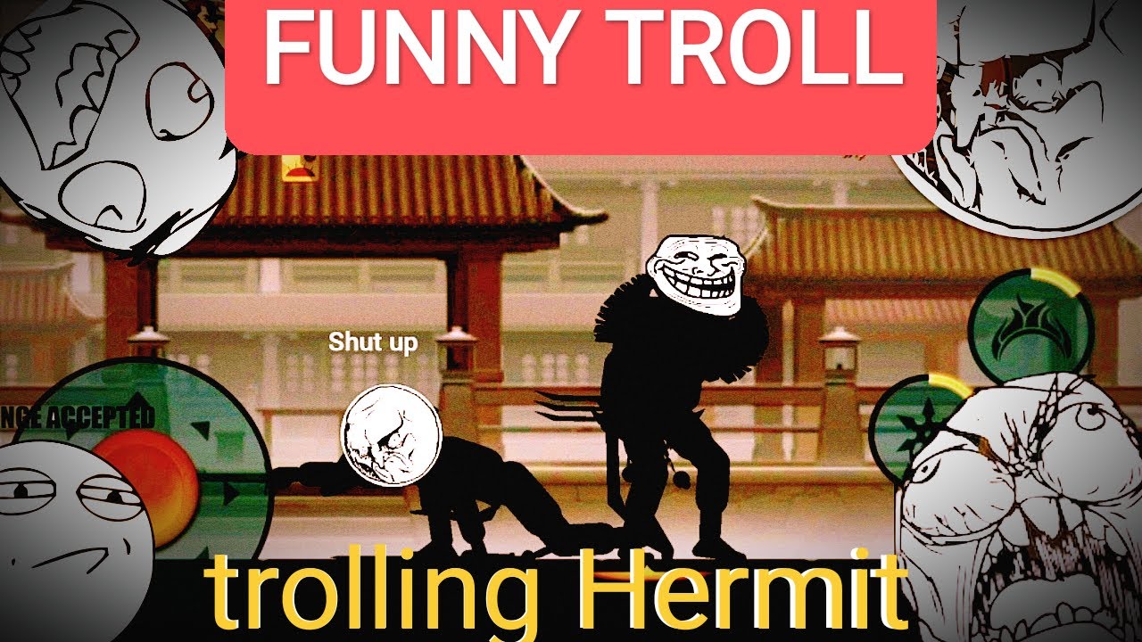 Trolling HERMIT | shadow fight 2 | shadowplay