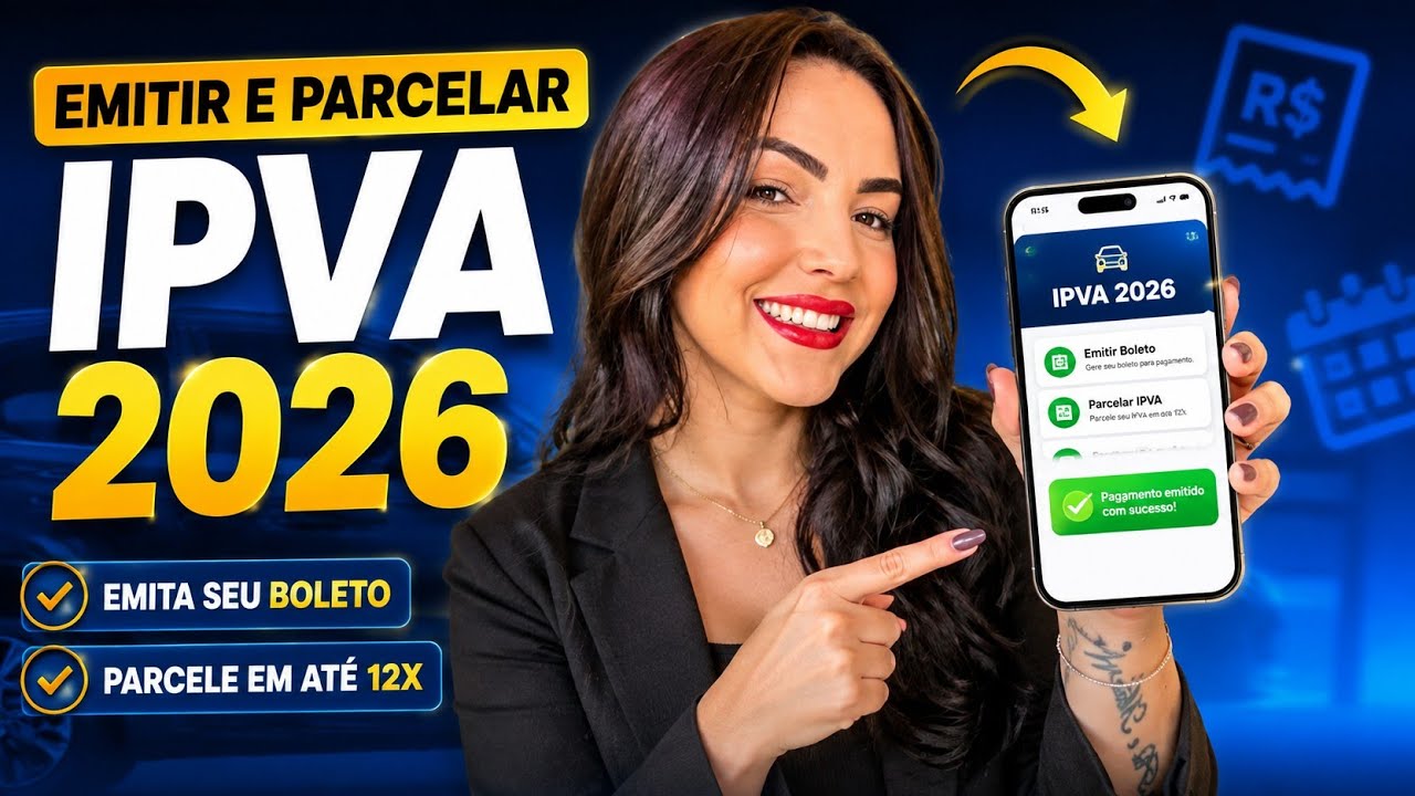 COMO Emitir e parcelar IPVA 2026 SEM JUROS (veja como eu fa&ccedil;o)
