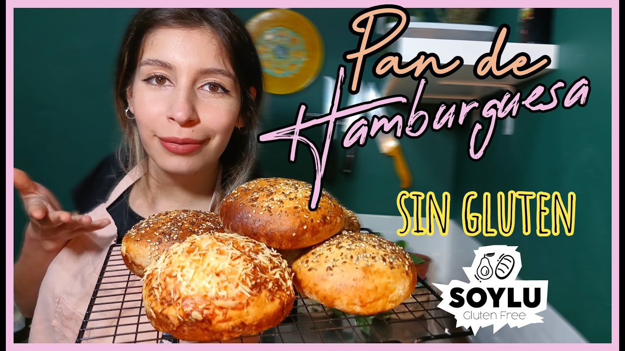 CÓMO HACER PAN DE HAMBURGUESAS SIN GLUTEN | Rico, Esponjoso y Fácil 🍔🍟