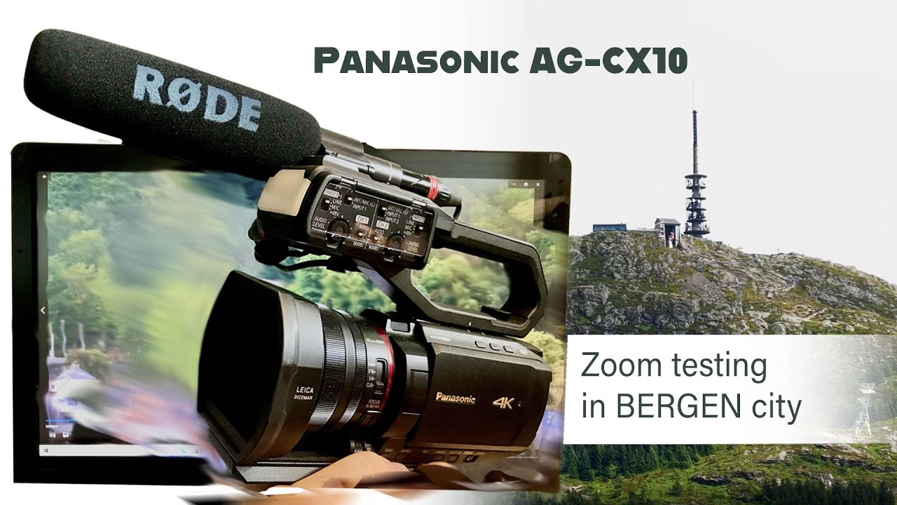 Zoom-testing in Bergen City  (Panasonic AG-CX10 - 4K)