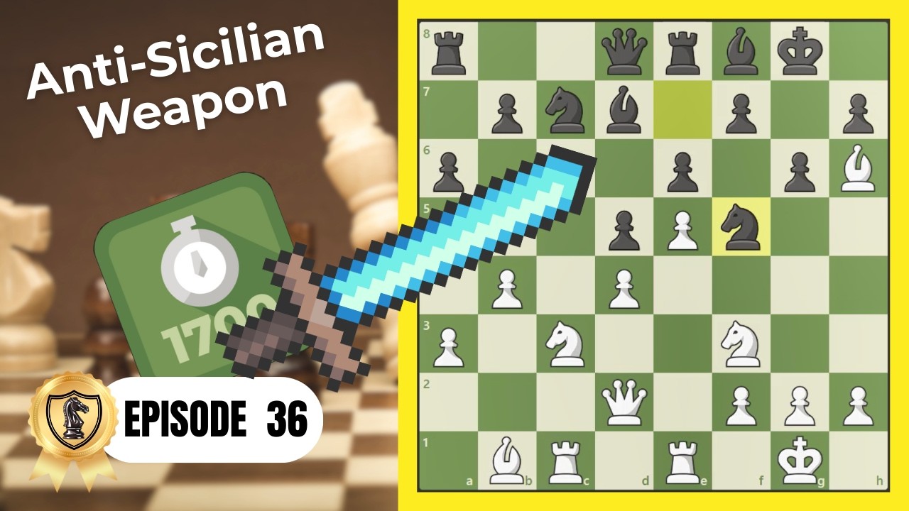 My Anti-Sicilian Weapon: The Alapin Variation! | 1700 ELO Climb - Ep. 36