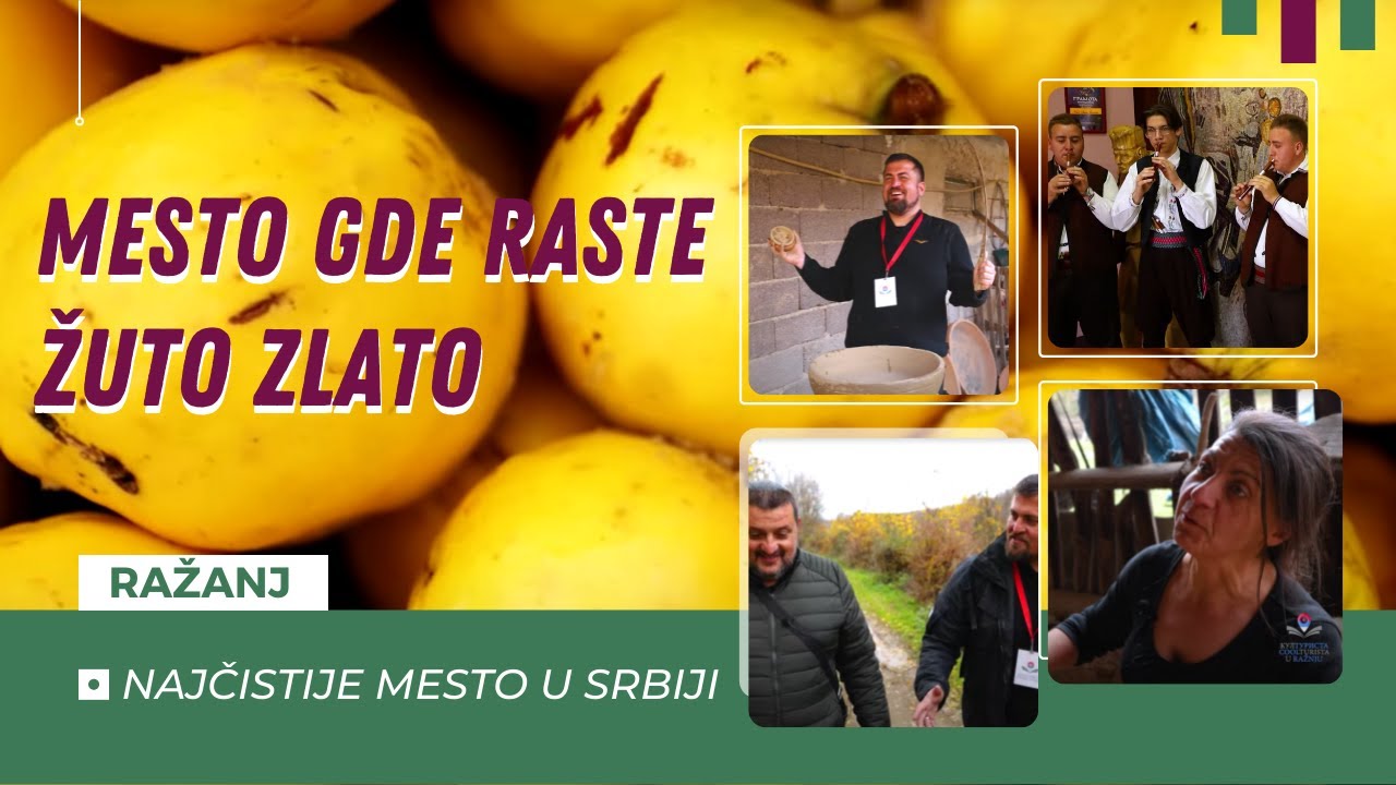 Mesto gde raste ŽUTO ZLATO | RAŽANJ nije samo prolazna STANICA | KULTURISTA S02 EP13