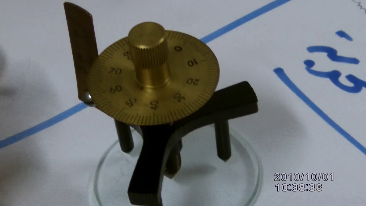 Spherometer (تجربة تعيين نصف قطر التكور بإستخدام الإسفيروميتر )