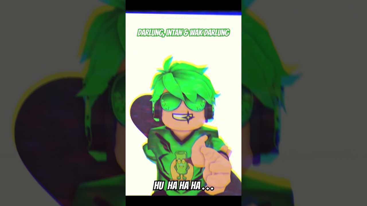 Darlung, Intan & Wak Darlung | Hu hahaha #roblox #huhahaha #darlunggaming