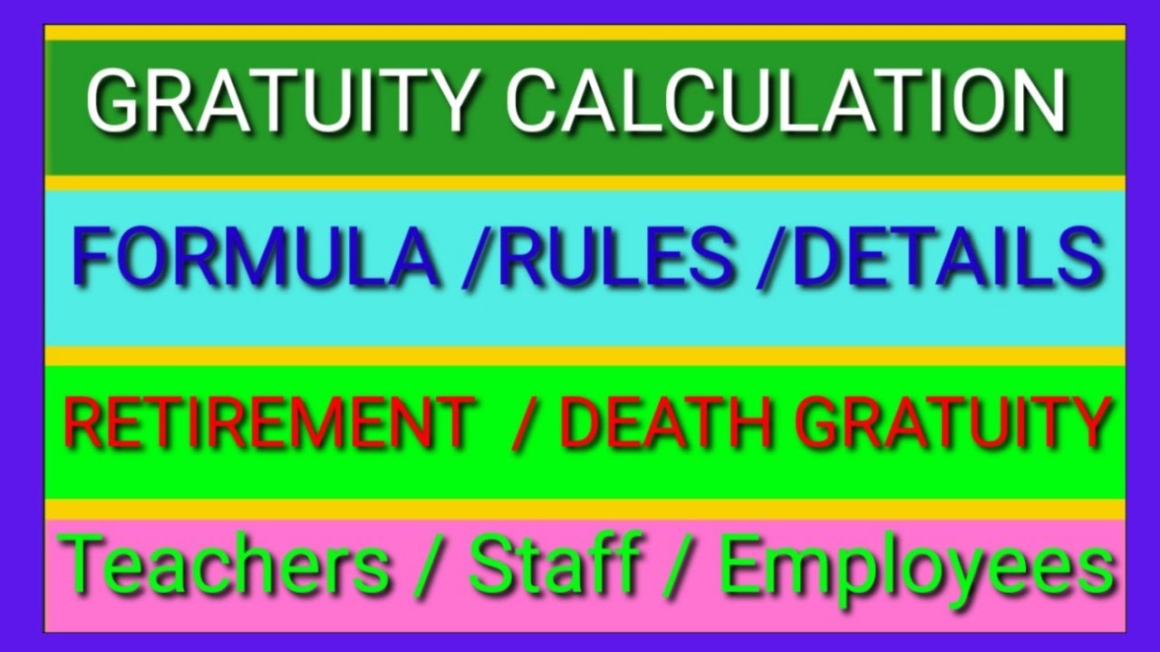 How To Calculate Gratuity