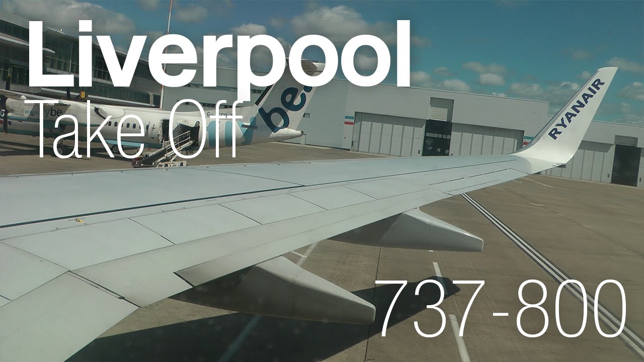 Ryanair ✈ 737-8AS EI-EMP ✈ Liverpool Departure 【HD 1080p】