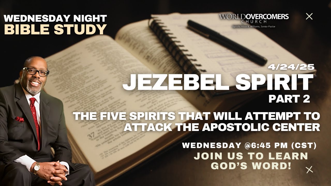 The Five Spirits That Will Attempt to Attack the Apostolic Center (Jezebel Spirit: Part 2)