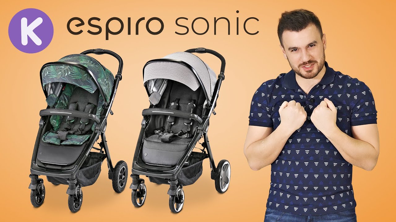 Новые прогулочные коляски Espiro Sonic и Эспиро Соник Air. Видео обзор прогулочной коляски 2020