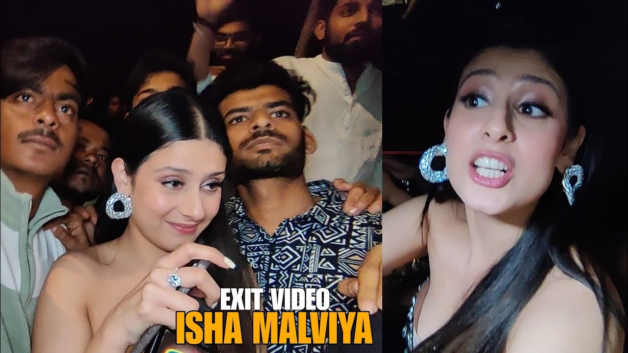 Isha Malviya BADLY MOBBED By Fans EXIT After Bigg Boss 17 Reunion Party