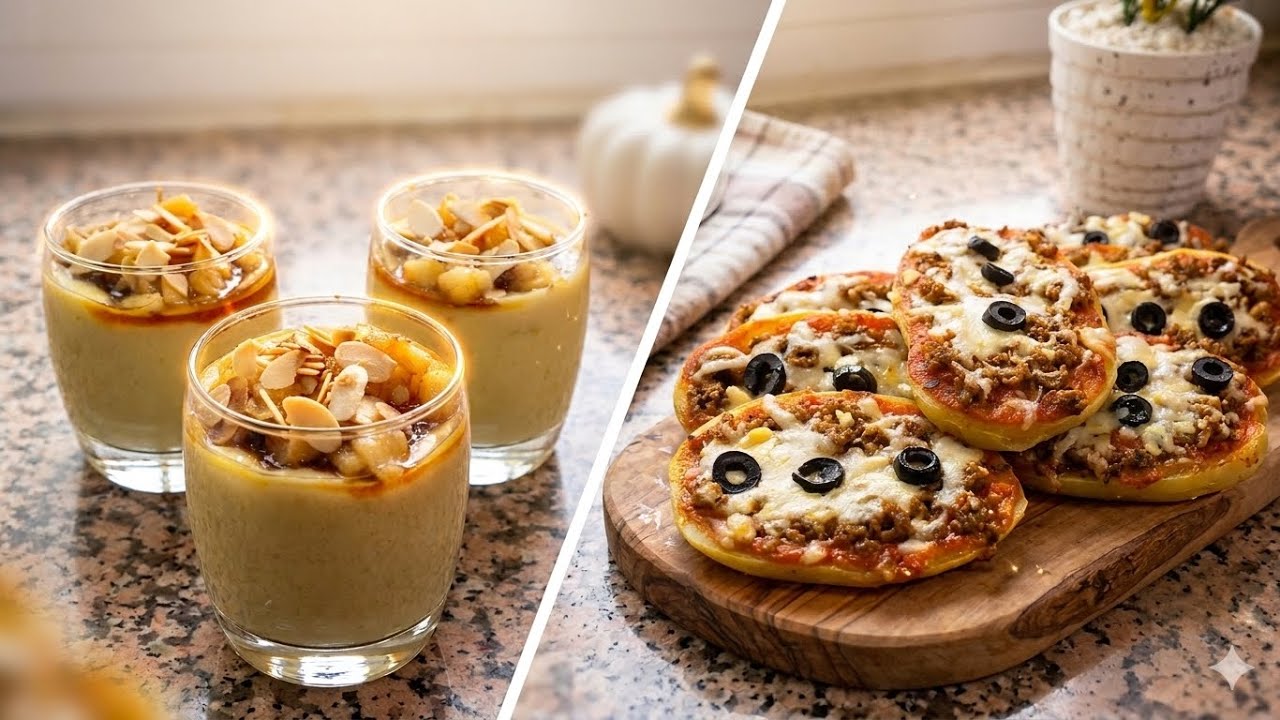 وصفات اقتصادية ولذيذة: بيتزا البطاطا + تحلية لذيذة 😍