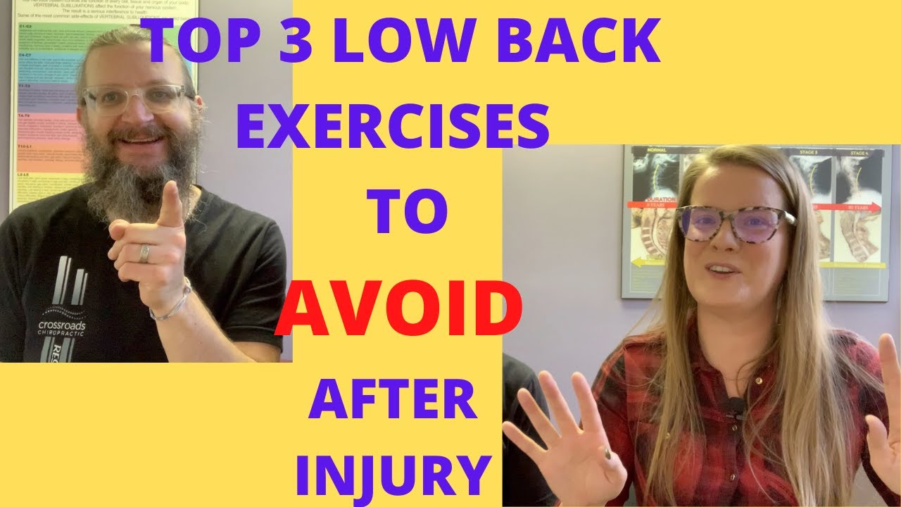 Top 3 low back exercises to avoid after injury | Newmarket chiropractors