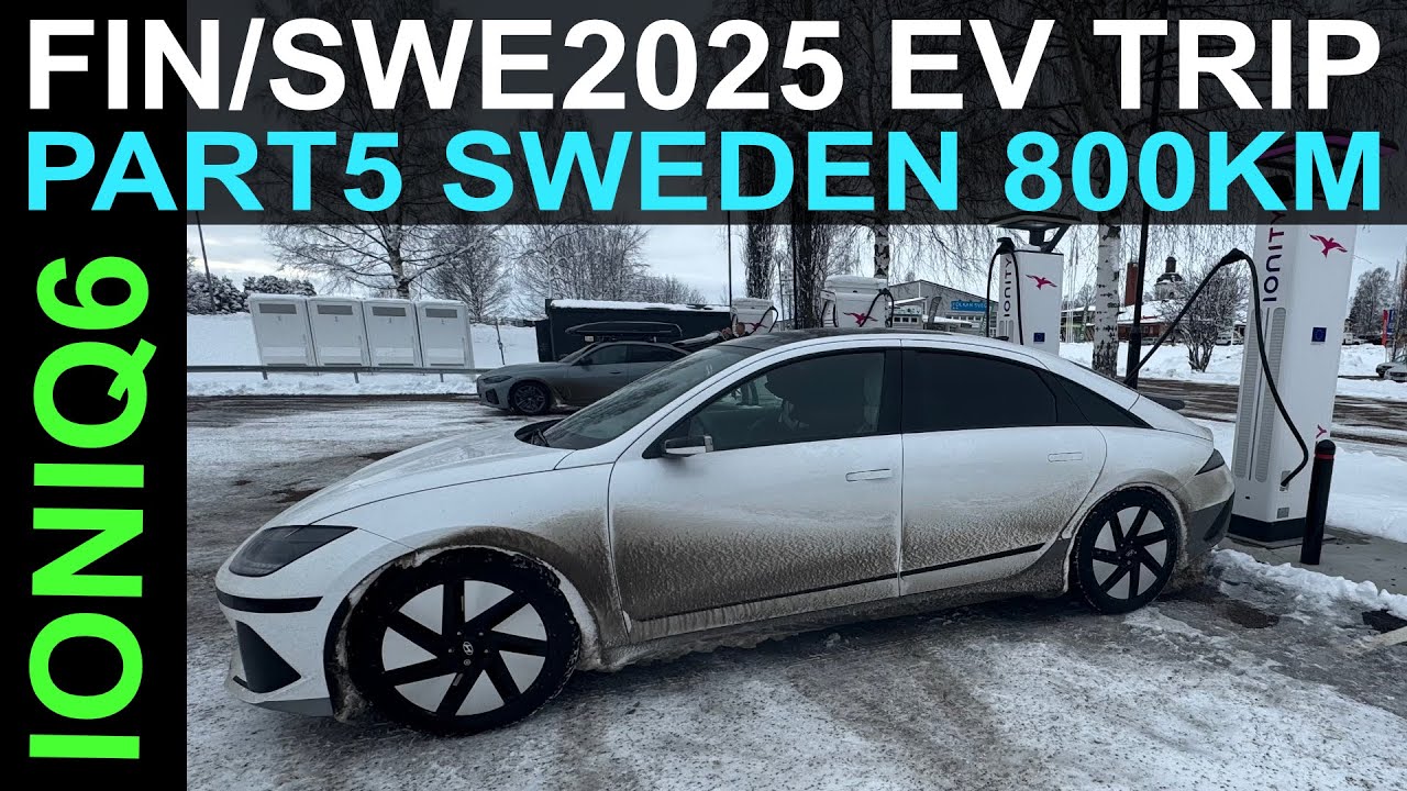 Ioniq 6: Lapland trip, Part 5 – Storuman [SE] to Torsby [SE]