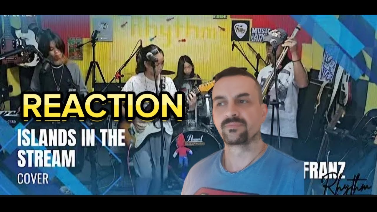 ISLAND IN THE STREAM_(Beegees) COVER ‪@FRANZRhythm‬ FAMILY Band REACTION