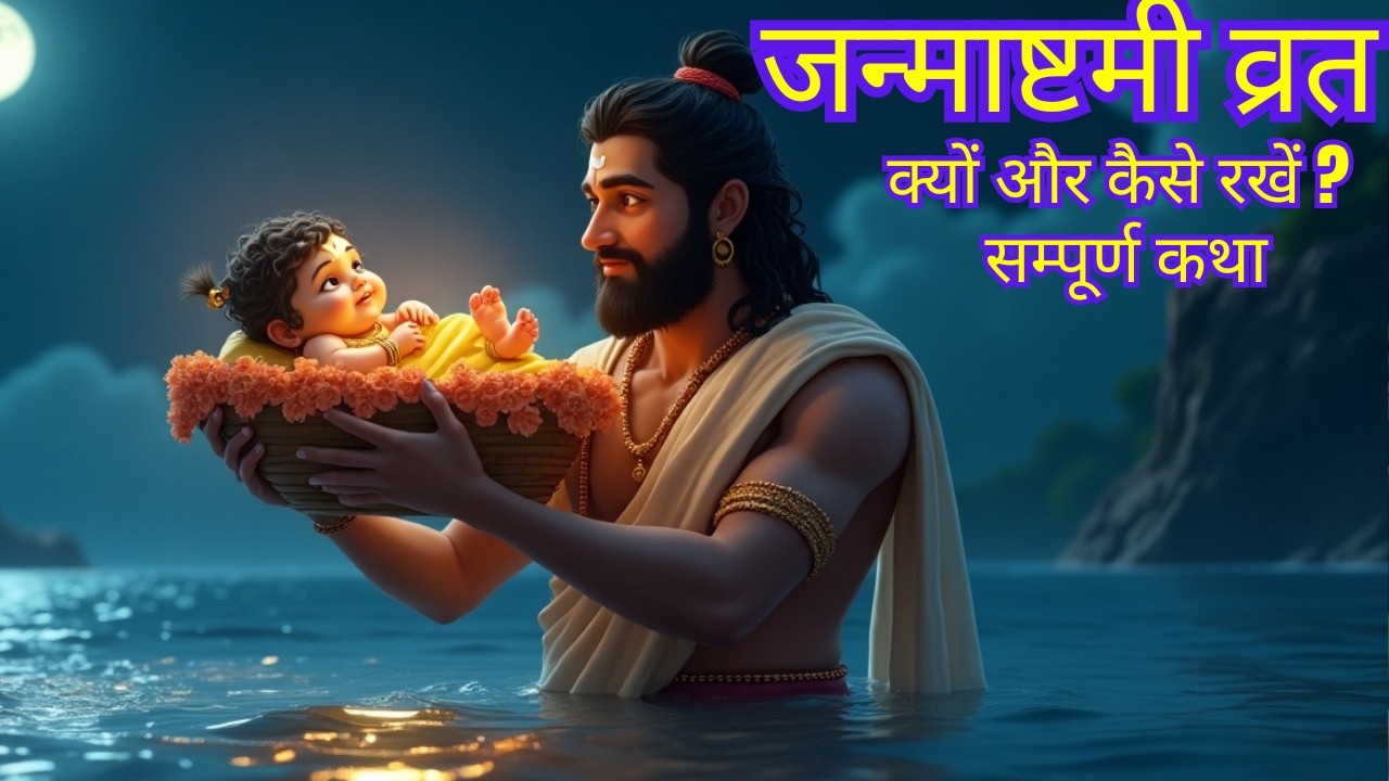 जन्माष्टमी की रात - श्रीकृष्ण अवतार की अद्भुत कथा | Janmashtami Ki Katha | Krishna Janmashtami Story