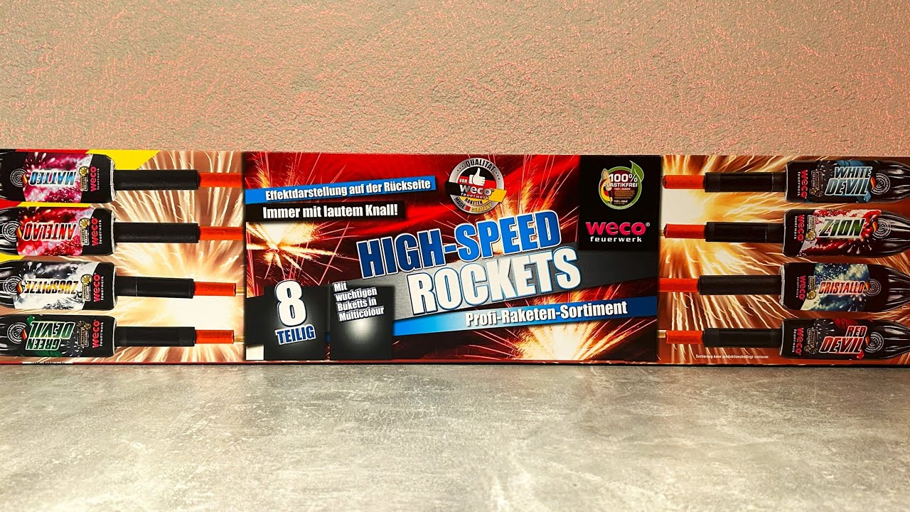 HIGH SPEED ROCKETS - Weco🚀💥// 9,99€ Lidl // Colour Xplosion🌈