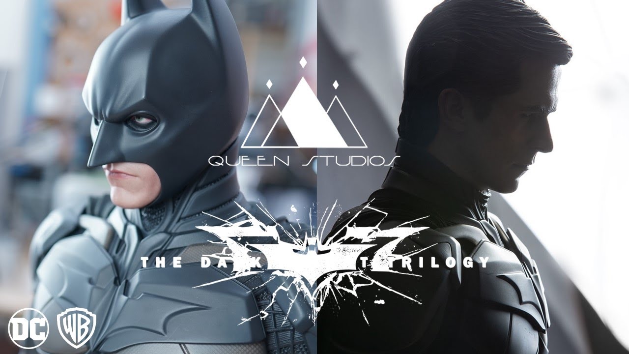 Queen Studios 黑暗騎士 蝙蝠俠 植髮版! The Dark Knight 1:3 Scale Batman / Bruce Wayne Bale with artificial hair