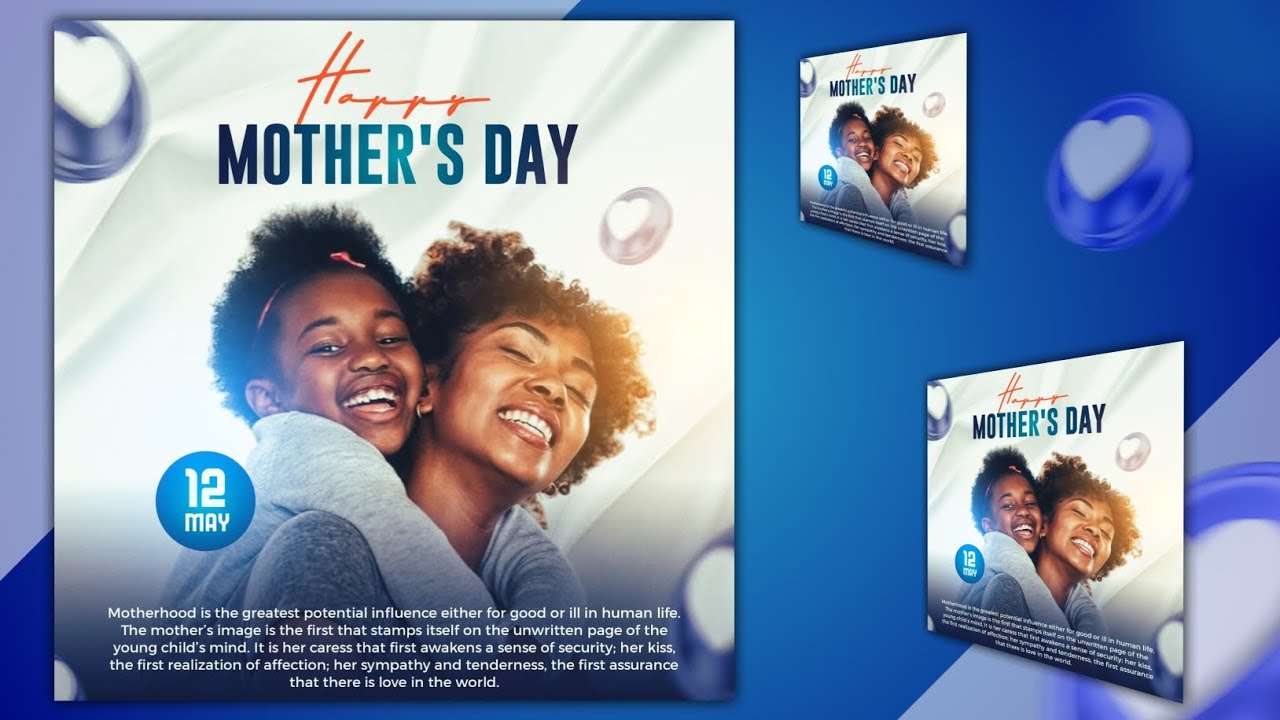 How to design an amazing MOTHER'S DAY flyer in pixellab | 2024