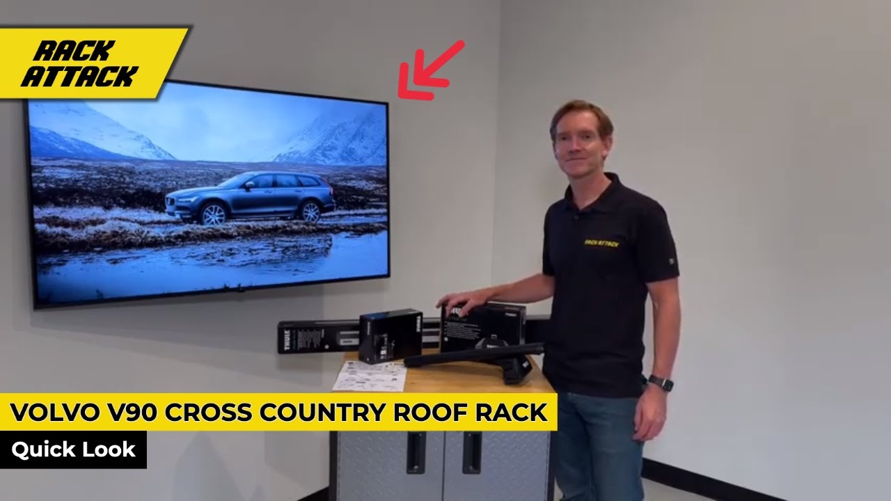 2017-2022 VOLVO V90 Cross Country Wagon - Thule's BEST Roof Rack Crossbars