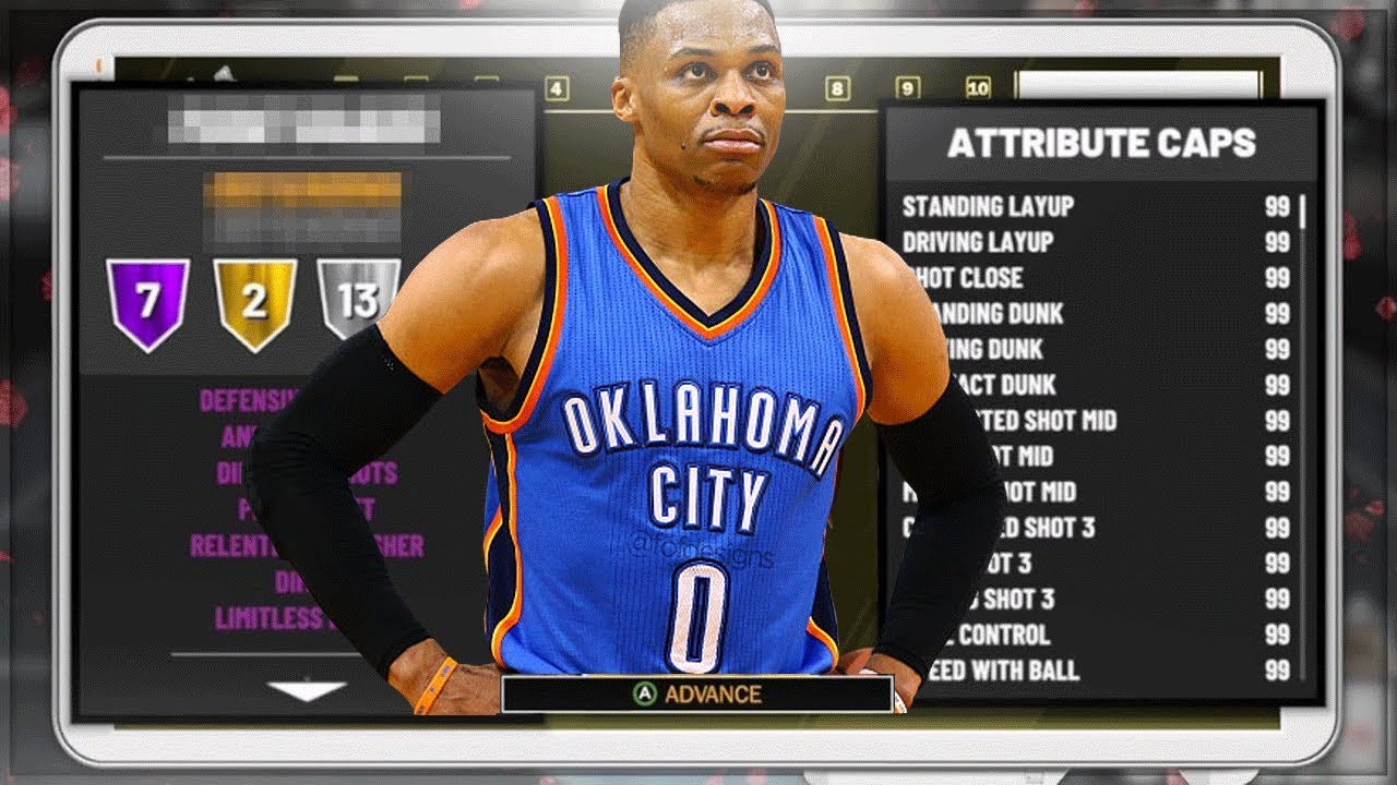 RUSSELL WESTBROOK **SPEEDBOOSTING SLASHER** BUILD - NBA2K19