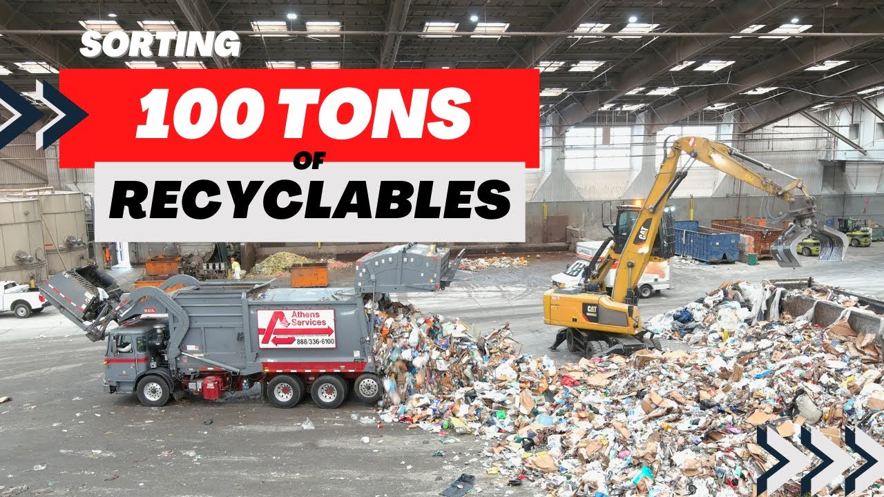 How 100 TONS of Los Angeles Recyclables Are Sorted
