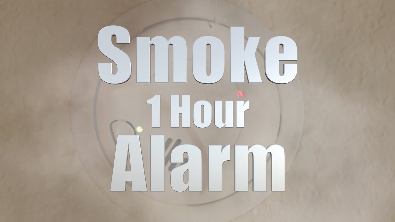 Smoke Alarm Smoke Detector Sound 1 Hour