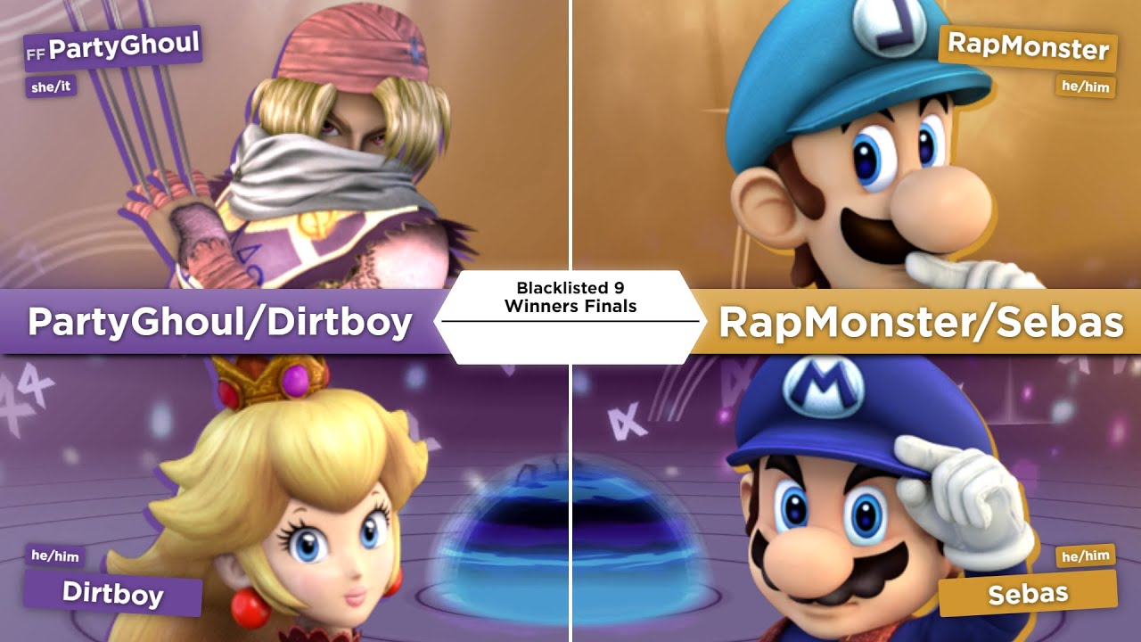 Blacklisted 9 Doubles WF - PartyGhoul/Dirtboy (R) vs RapMonster/Sebas (B)
