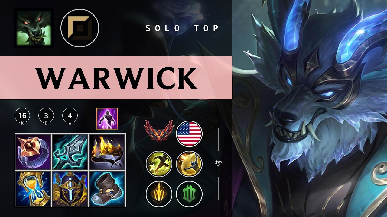 Warwick Top vs Olaf - NA Grandmaster Patch 26.05