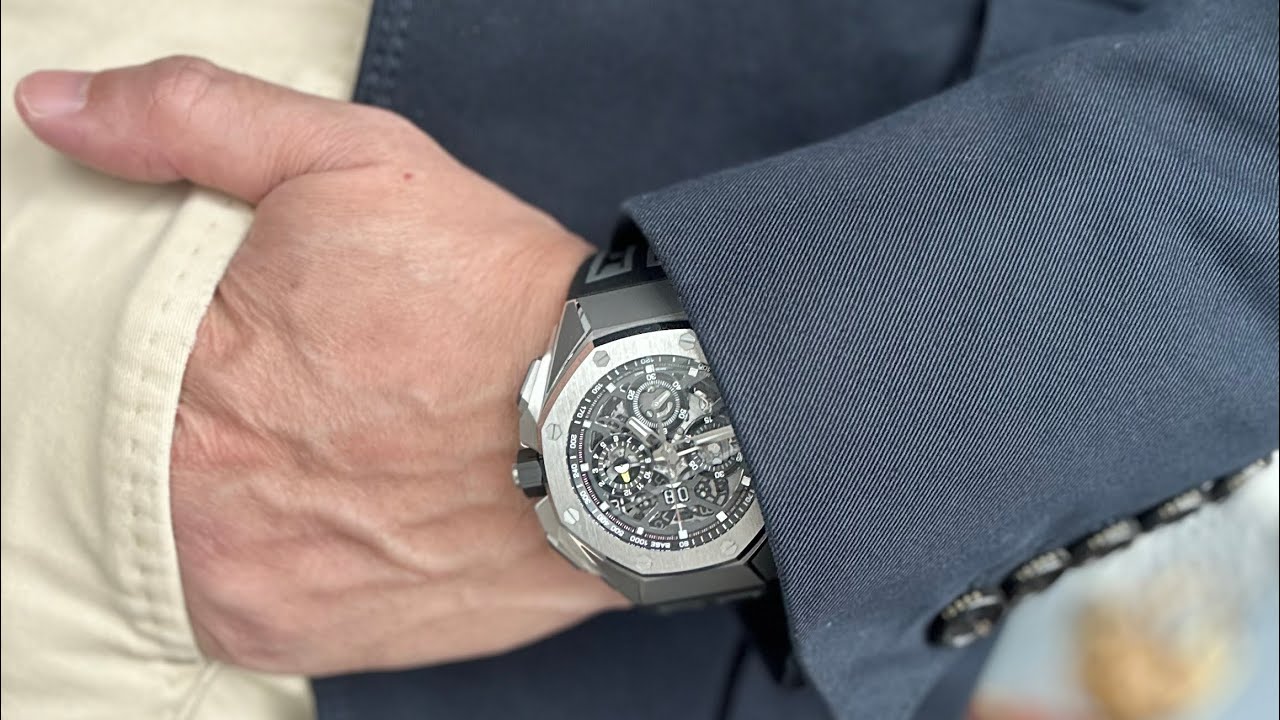 Video review of the Audemars Piguet Royal Oak Concept Split-Seconds GMT (2023) by WatchProfessor