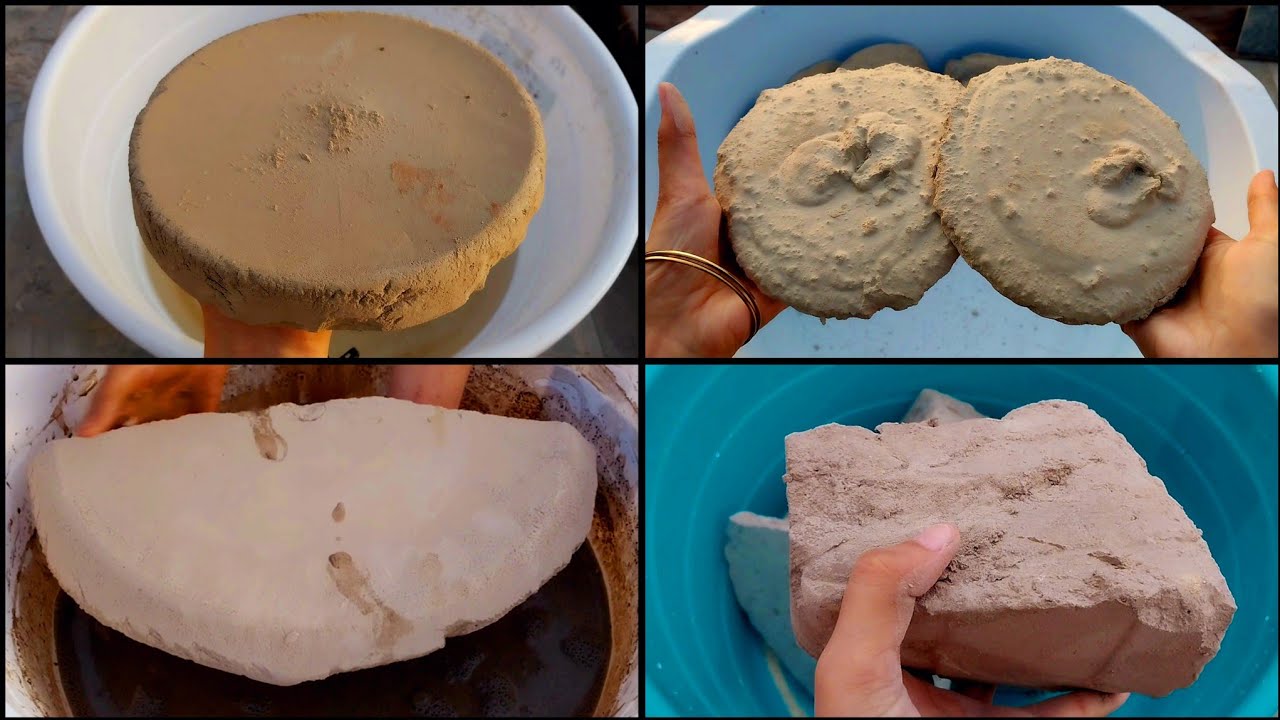 ASMR:soft dirt water crumbling videos edits satisfaction 💯 oddlyrelaxing