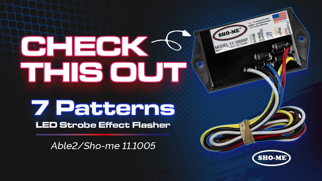 Able2/Sho-Me 11.1005 LED Flasher | Flash Pattern Showcase