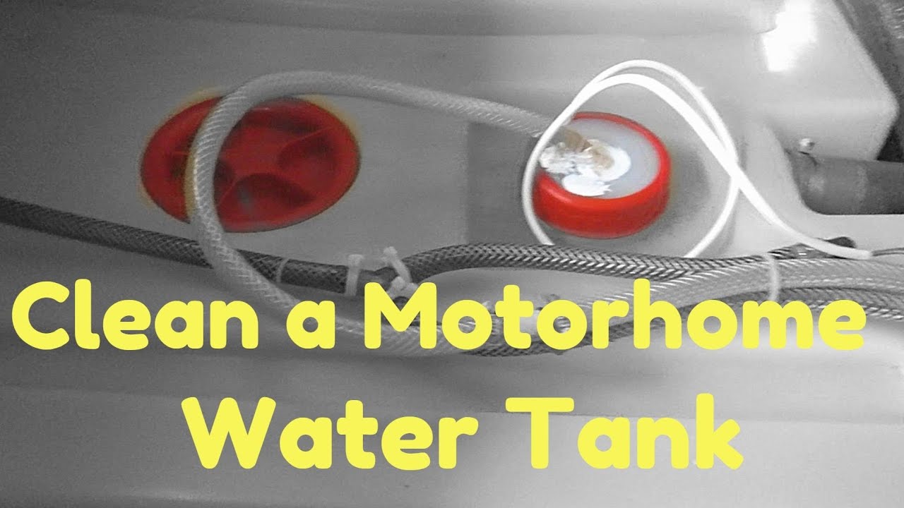 Cleaning the Water Tank in a Classic Hymer B644