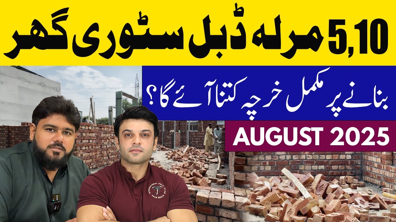 5 & 10 Marla House Construction Cost in August 2025 | Latest Rates & Material Update | PPS Homes