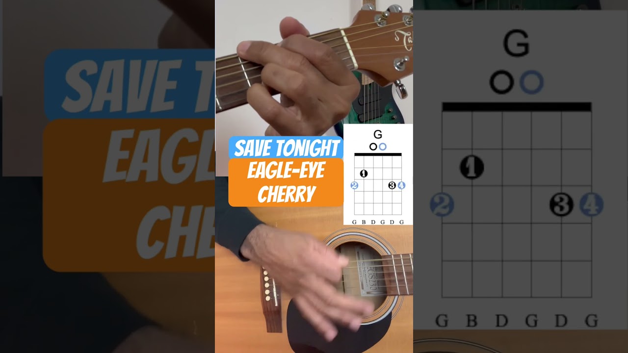 Cours de guitare | Save tonight - Eagle-Eye Cherry #guitare #guitariste #coursdeguitare #tslmusique