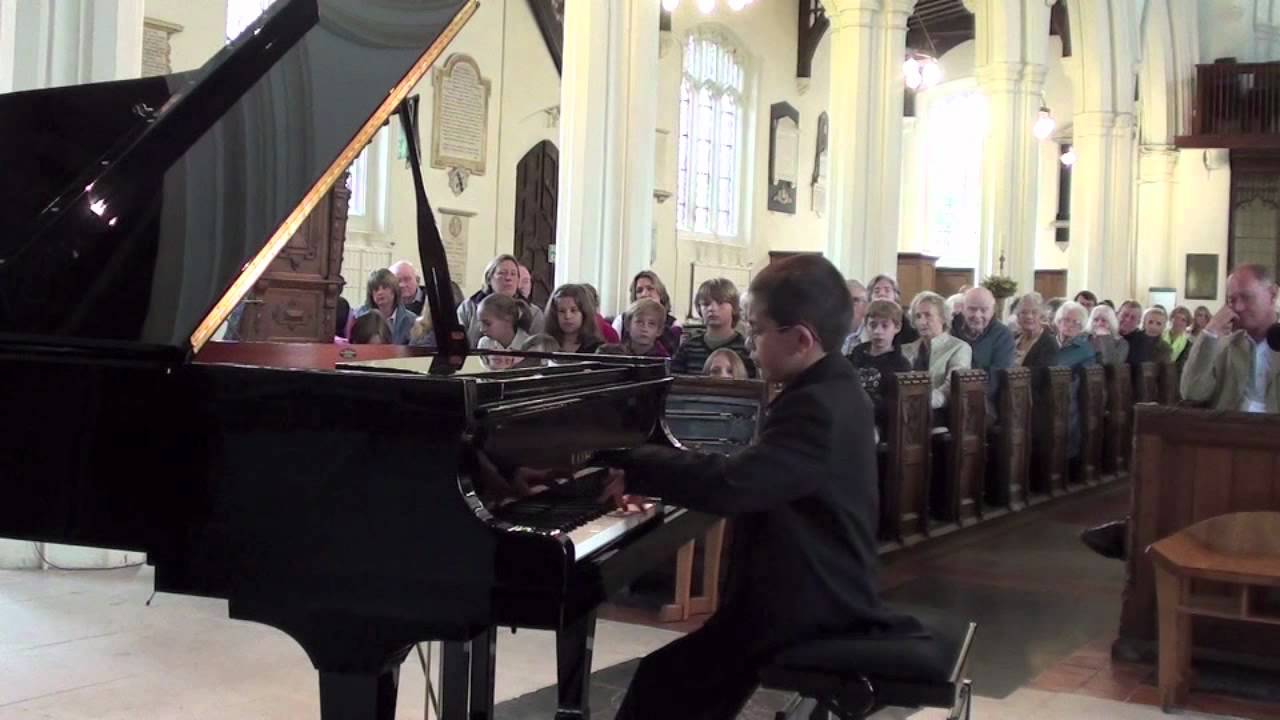 George (10 years old) plays Schubert Impromptu no 2 D899
