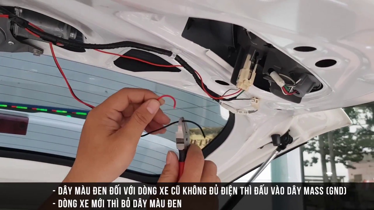 Cách Lắp Đặt Camera Hành Trình Kiêm Lùi Cho Vietmap A50 - G79 - IDVR P1- D19 - A45 - G68