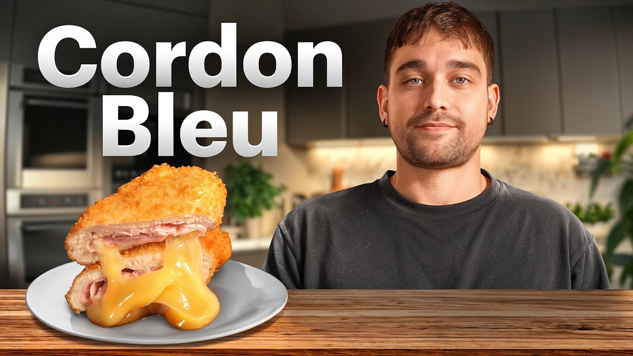 Le Vrai Cordon Bleu Maison 🧀 — Croustillant, Fondant et Ultra Gourmand !