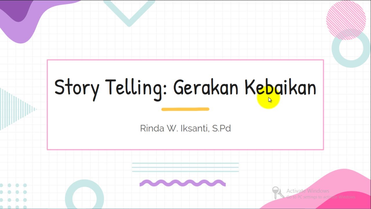 Story Telling ScratchJr: Gerakan Kebaikan (2)