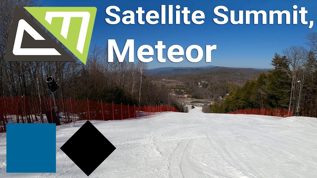Crotched Mountain - Satellite Summit to Meteor (Top to Bottom Run) - Full Trail Guide