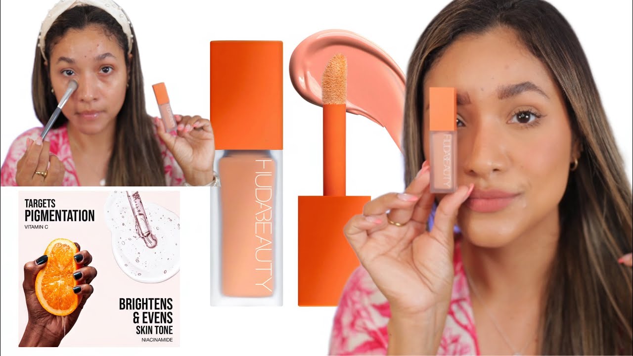 Wow! Best Undereye Corrector yet ? NEW HUDA BEAUTY #fauxfilter CORRECTOR in Peach!
